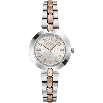 Furla Graue Uhr aus Edelstahl