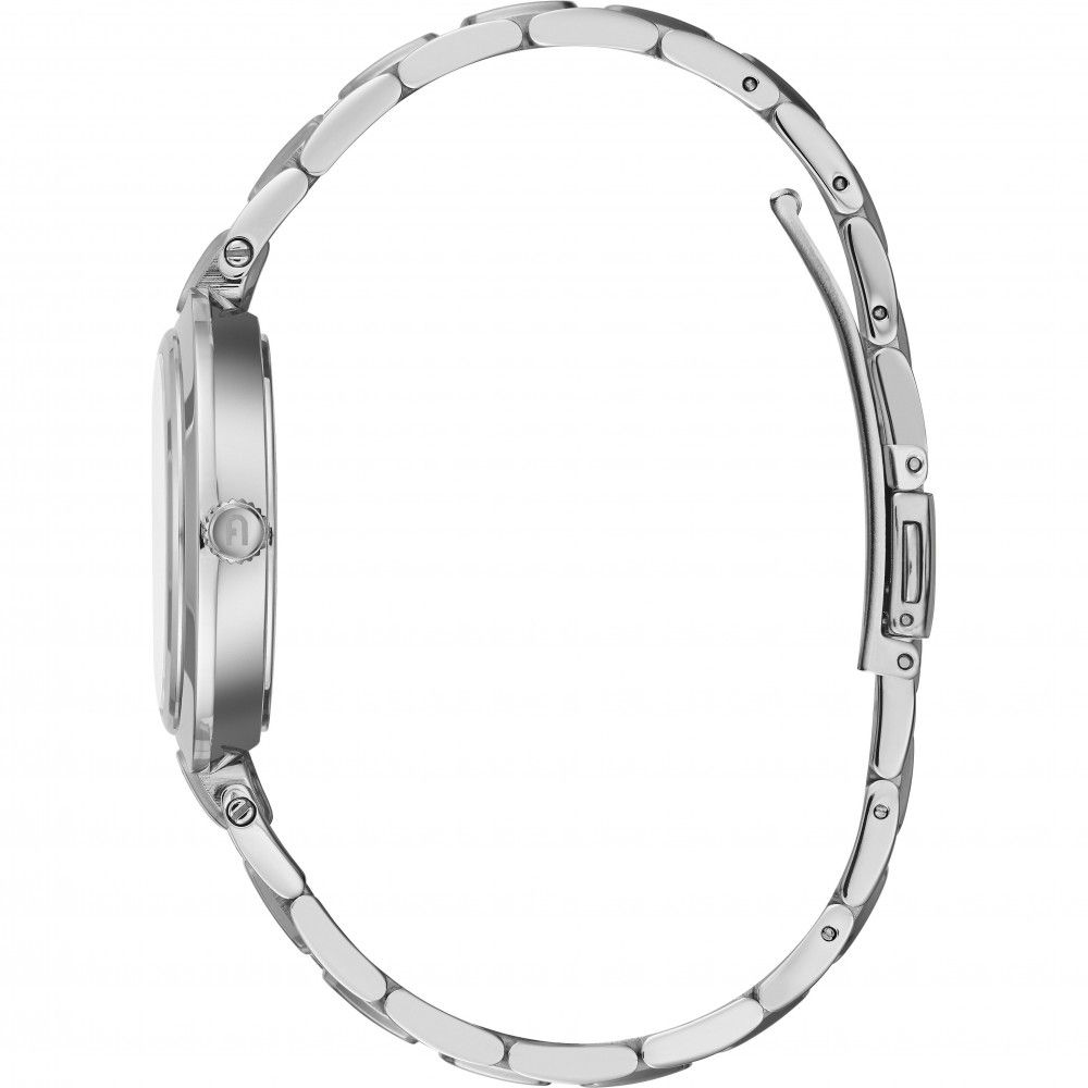 Furla Graue Uhr aus Edelstahl