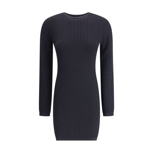 Balmain PB gemusterte kurze Dres
