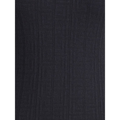 Balmain PB gemusterte kurze Dres