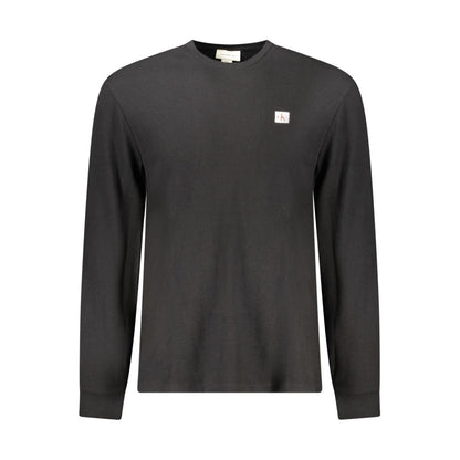 Calvin Klein Schwarzer Baumwollpullover für Männer