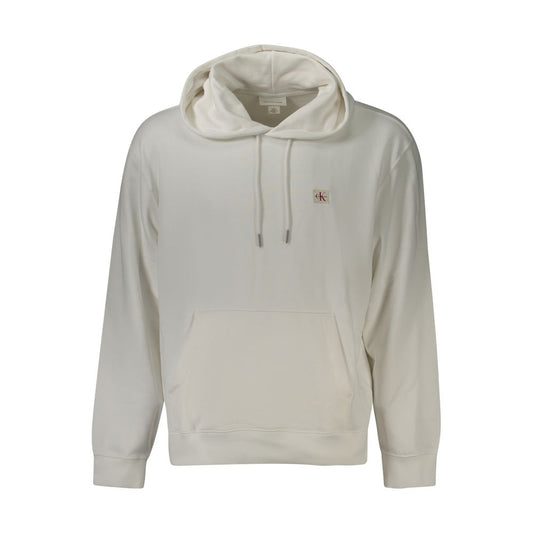 Calvin Klein Weißer Baumwollpullover