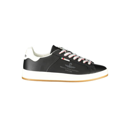 Esercito 1659 Schwarzes Leder Herren Sneaker