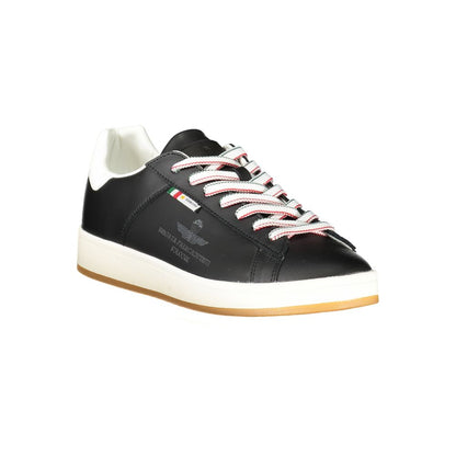 Esercito 1659 Schwarzes Leder Herren Sneaker