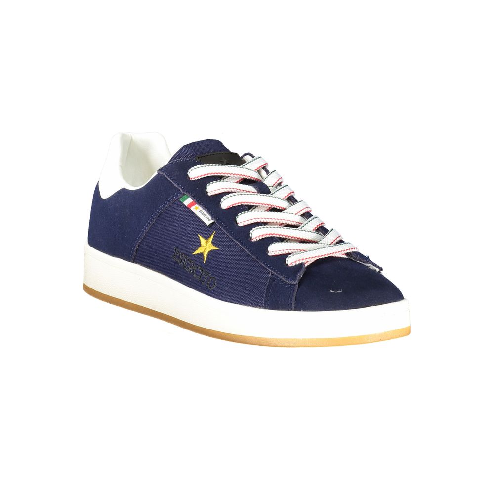 Esercito 1659 Blaue Leder Herren Sneaker