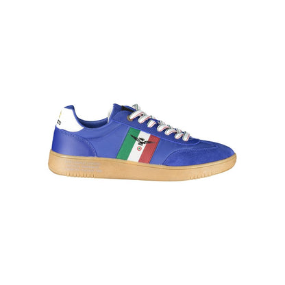 Esercito 1659 Blaue Leder Herren Sneaker