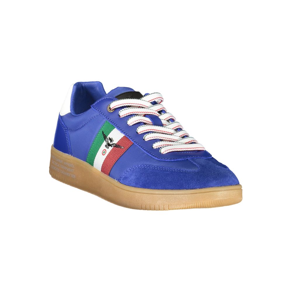 Esercito 1659 Blaue Leder Herren Sneaker