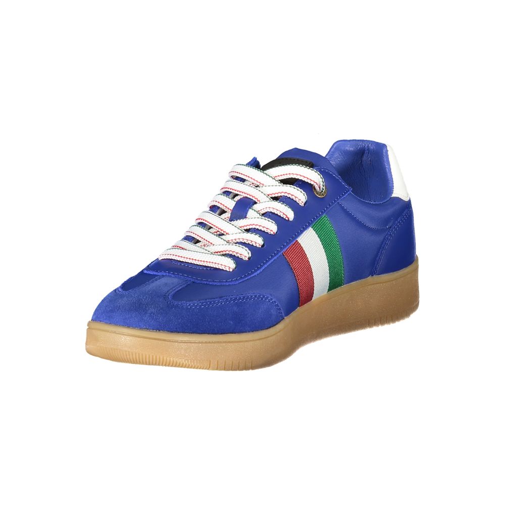 Esercito 1659 Blaue Leder Herren Sneaker