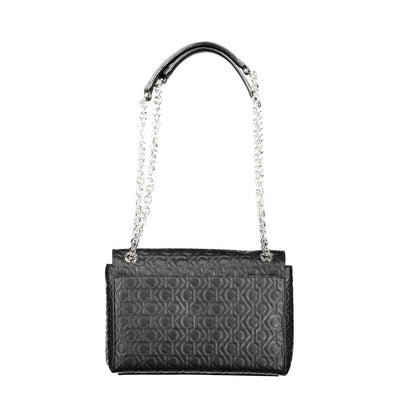 Calvin Klein Schwarze Polyester Handtasche