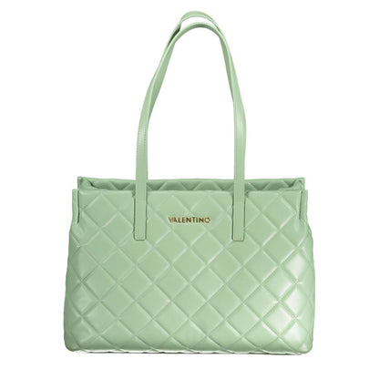 Mario Valentino Grüne Polyethylen-Handtasche