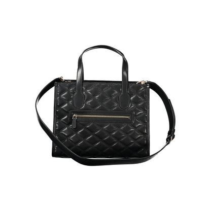 Guess Jeans Schwarze Polyethylen-Handtasche