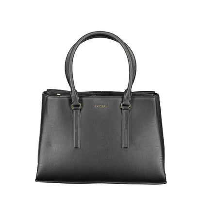 Calvin Klein Schwarze Polyester Handtasche
