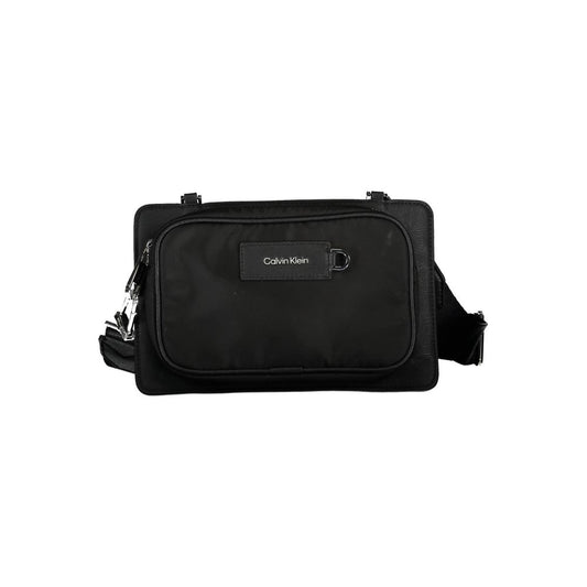 Calvin Klein Schwarze Polyester-Umhängetasche