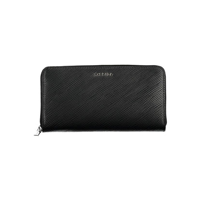 Calvin Klein Schwarzes Portemonnaie aus Polyethylen