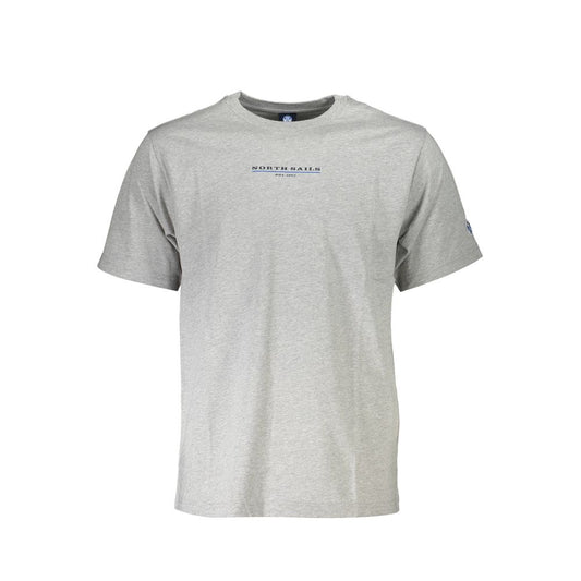 North Sails T-Shirt aus grauer Baumwolle