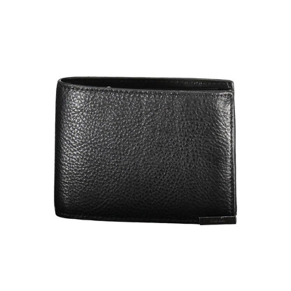Calvin Klein Schwarzes Leder Portemonnaie