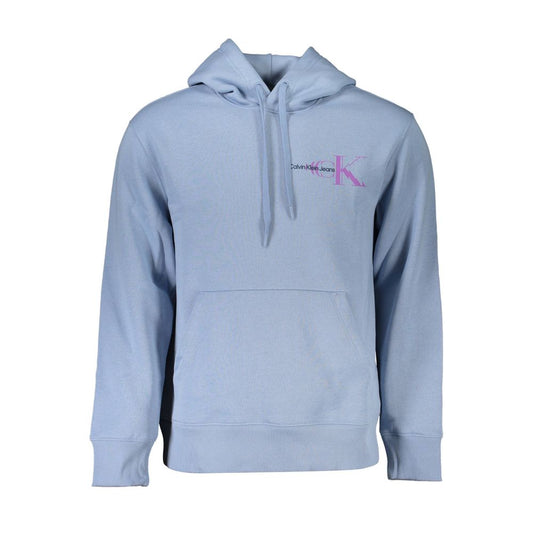 Calvin Klein Blauer Baumwollpullover für Männer