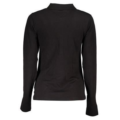 Tommy Hilfiger Schwarzes Baumwoll-Poloshirt