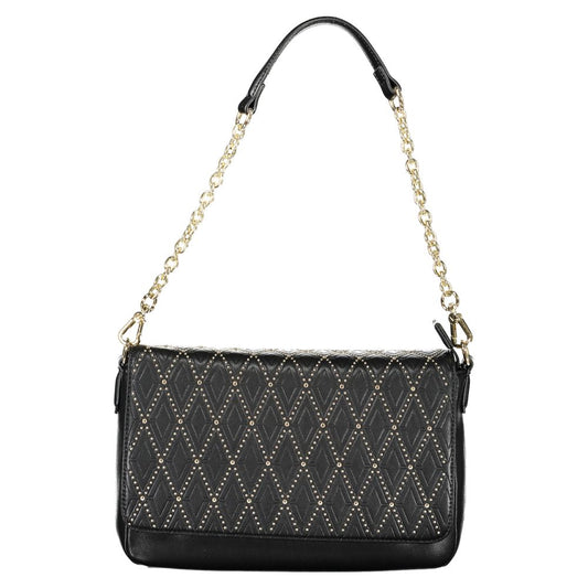 Mario Valentino Schwarze Polyethylen-Handtasche