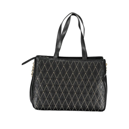 Mario Valentino Schwarze Polyethylen-Handtasche
