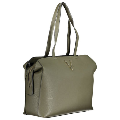 Mario Valentino Grüne Polyethylen-Handtasche