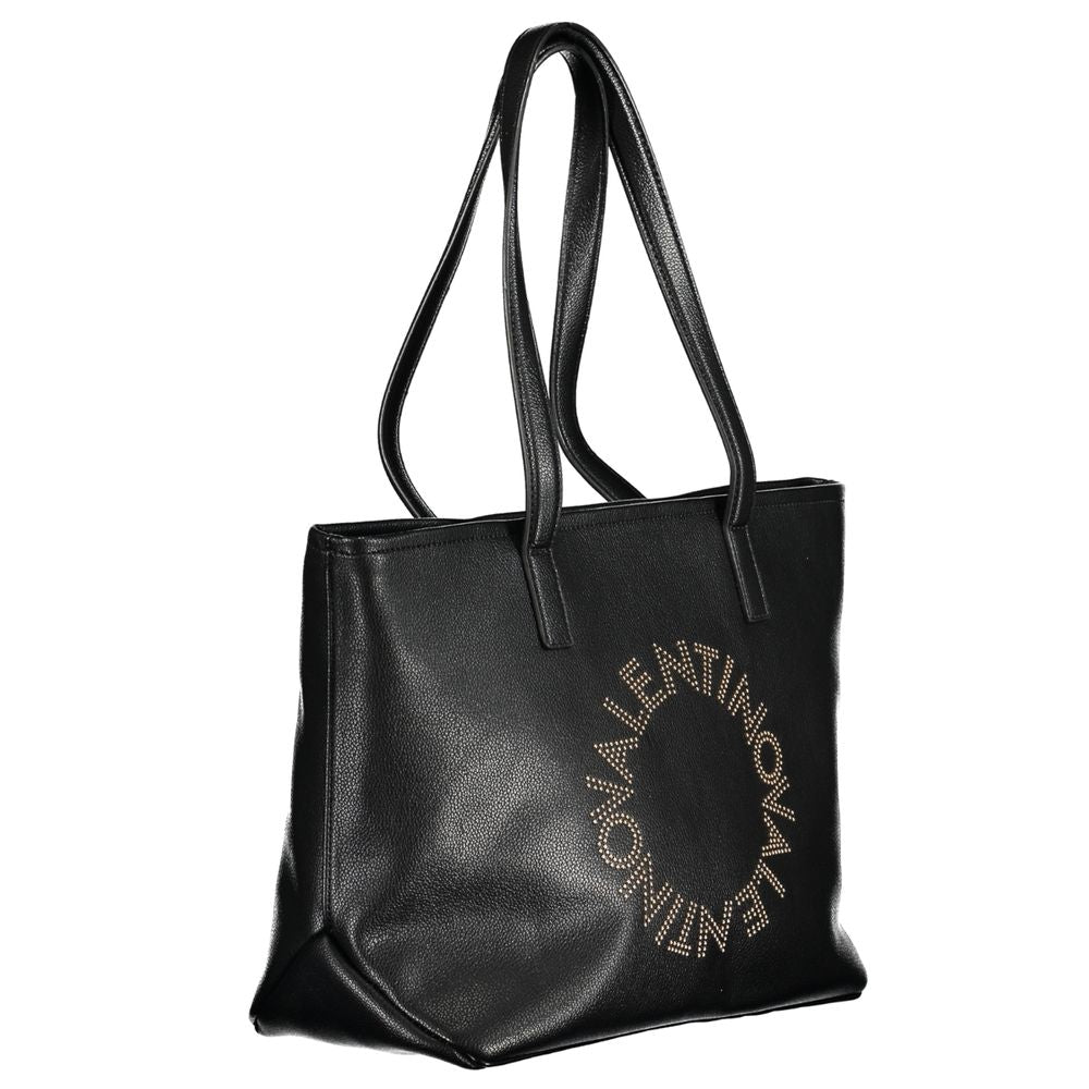 Mario Valentino Schwarze Polyethylen-Handtasche