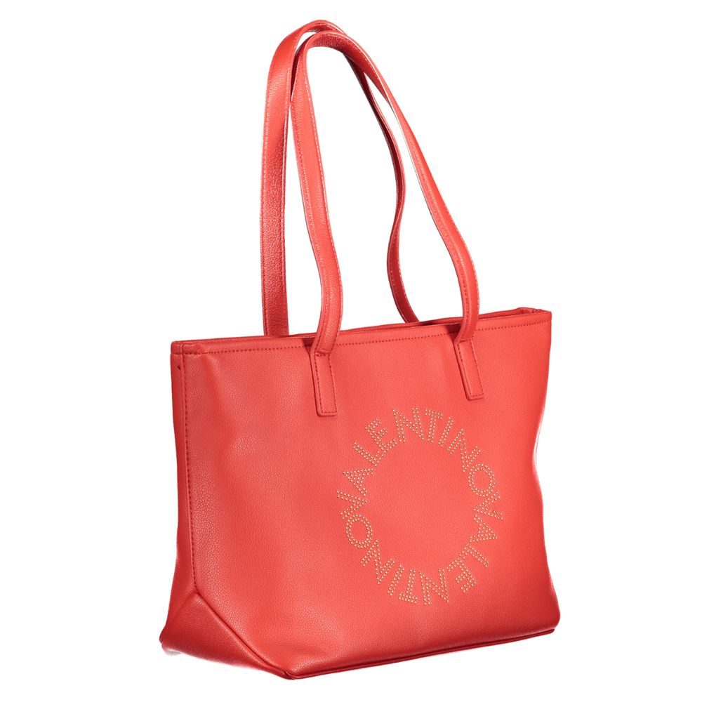 Mario Valentino Rote Polyethylen-Handtasche