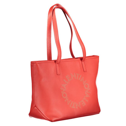 Mario Valentino Rote Polyethylen-Handtasche