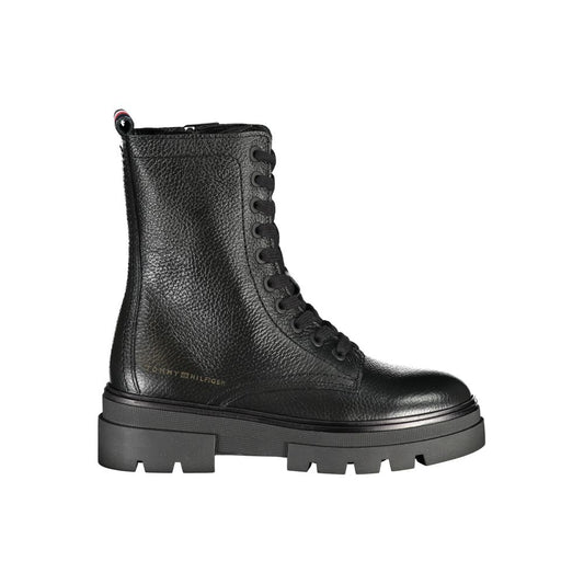 Tommy Hilfiger Schwarzer Polyester-Stiefel