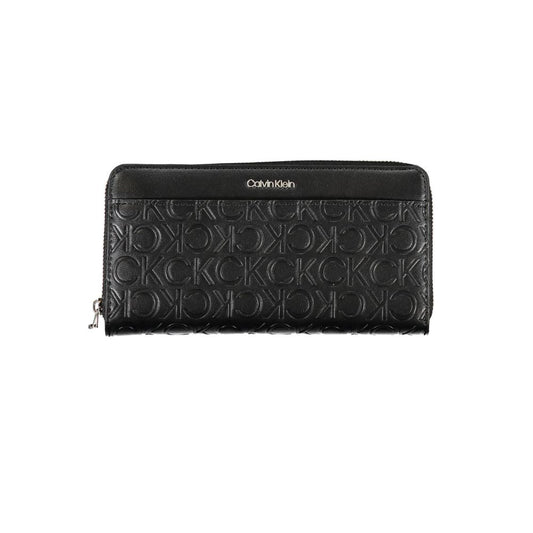 Calvin Klein Schwarzes Polyester Portemonnaie