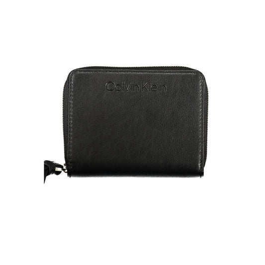 Calvin Klein Schwarzes Polyester Portemonnaie