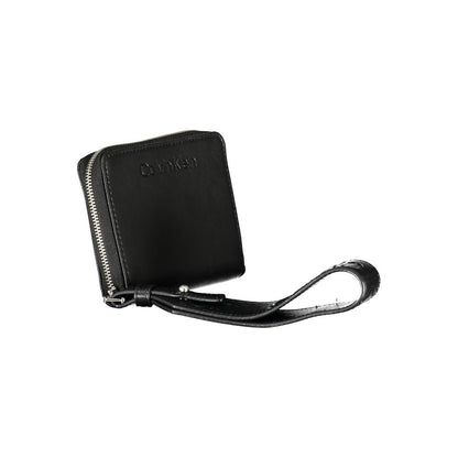 Calvin Klein Schwarzes Polyester Portemonnaie