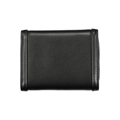 Tommy Hilfiger Schwarzes Portemonnaie aus Polyethylen