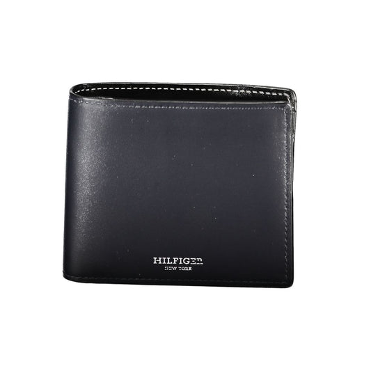 Tommy Hilfiger Blaues Leder Portemonnaie