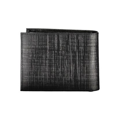 Calvin Klein Schwarzes Leder Portemonnaie