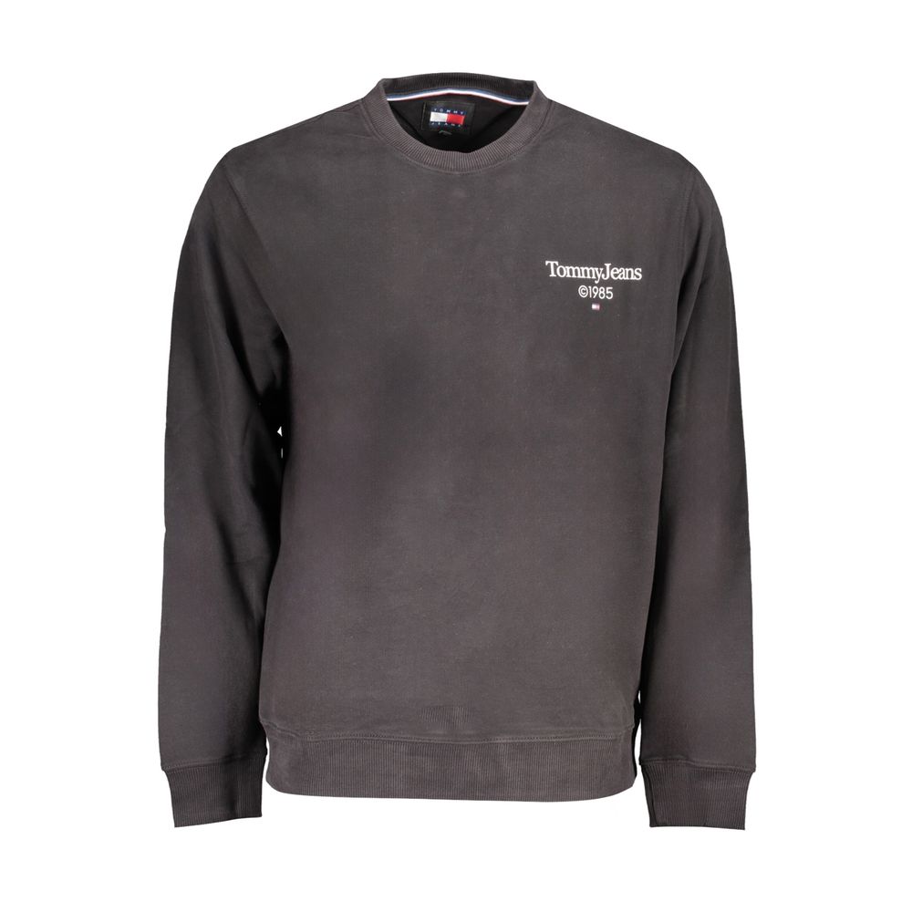 Tommy Hilfiger Schwarzer Baumwollpullover für Männer