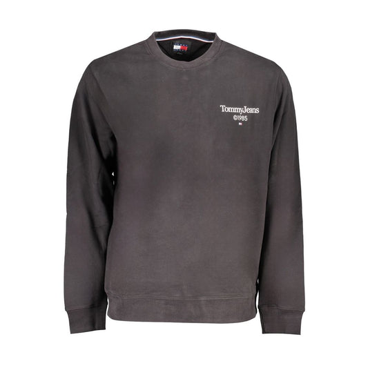 Tommy Hilfiger Schwarzer Baumwollpullover für Männer