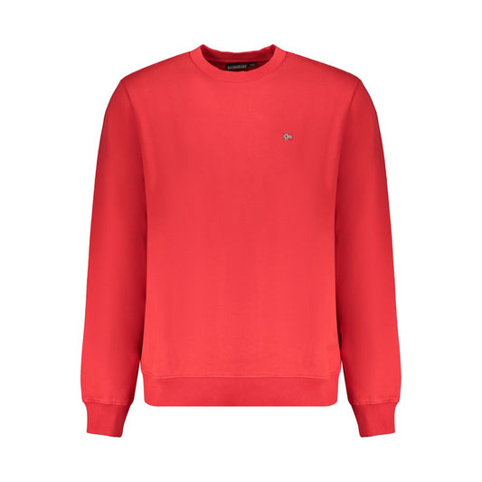 Napapijri Roter Bio-Baumwollpullover für Männer