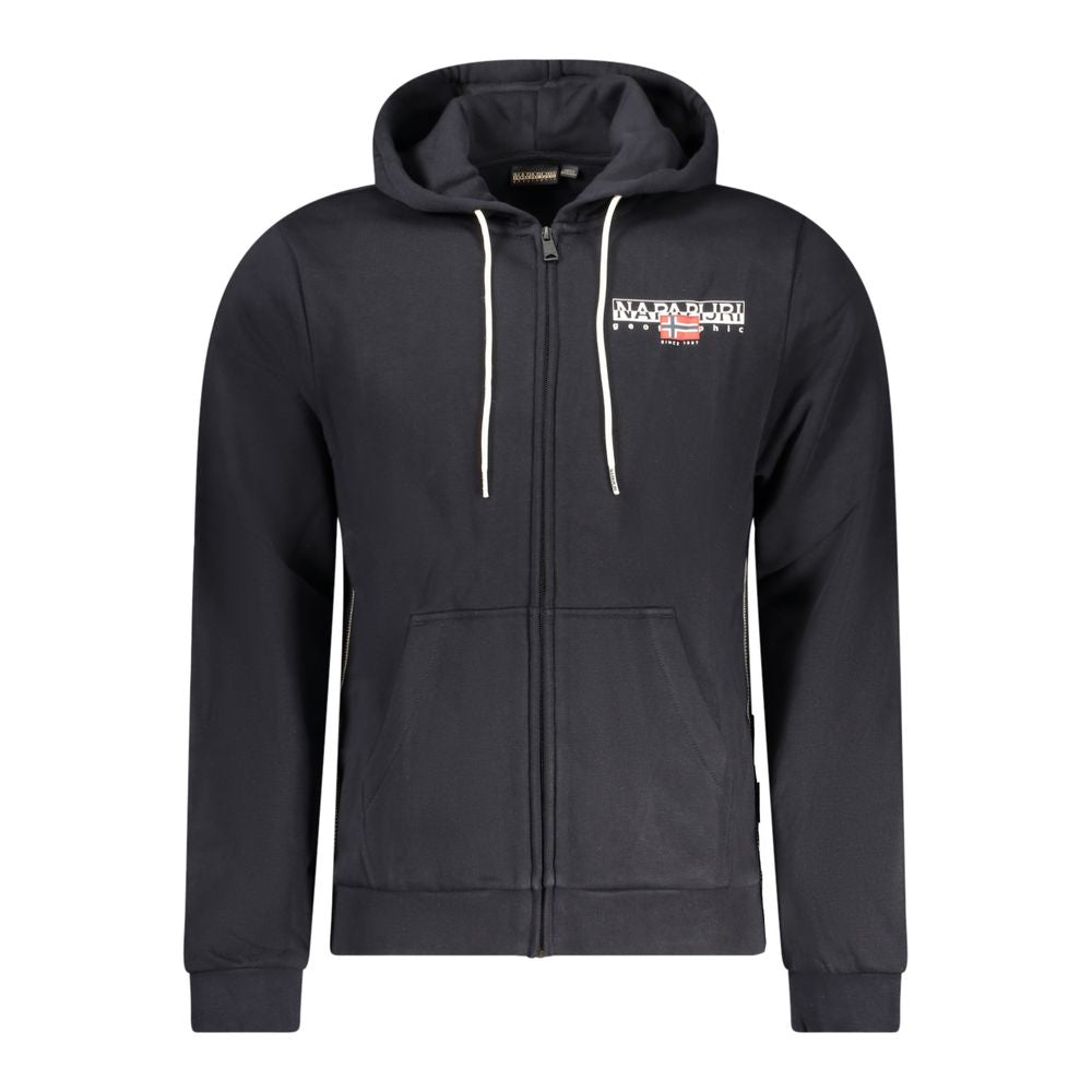 Napapijri Schwarzer Baumwollpullover für Männer