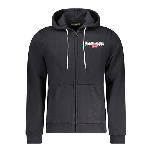 Napapijri Schwarzer Baumwollpullover für Männer