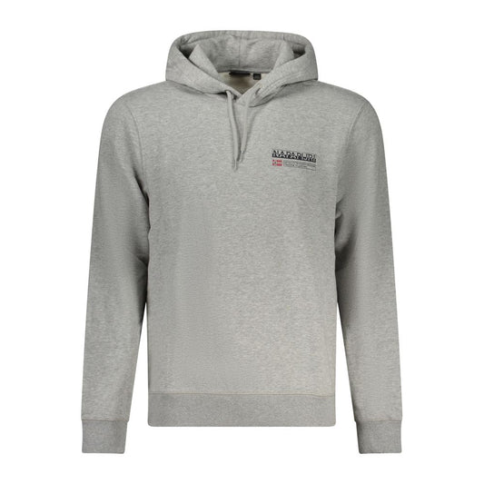 Napapijri Grauer Baumwollpullover für Männer