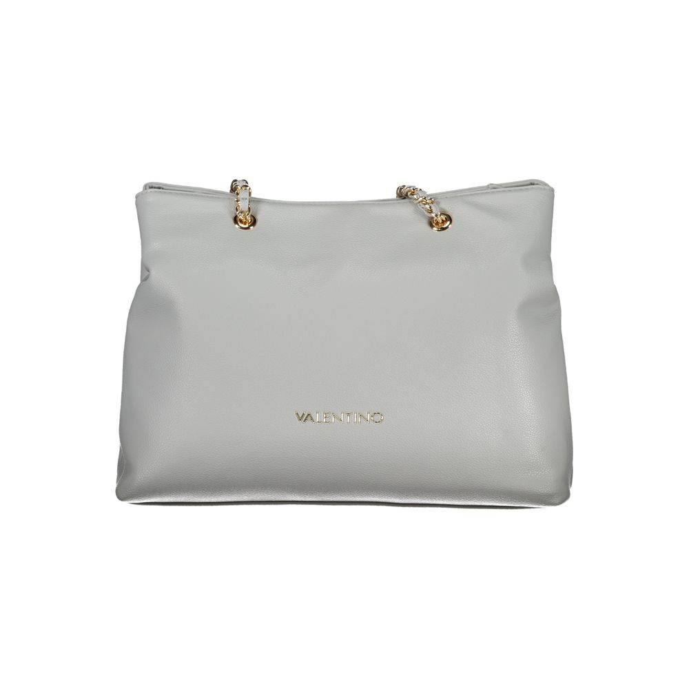 Mario Valentino Graue Polyethylen-Handtasche
