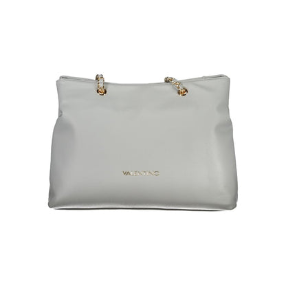 Mario Valentino Graue Polyethylen-Handtasche