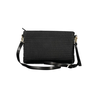 Mario Valentino Schwarze Polyethylen-Handtasche