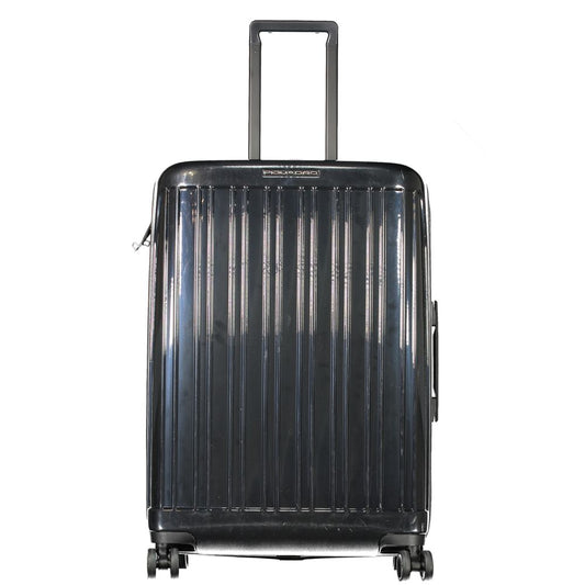 Piquadro Schwarzes Polycarbonat Reisegepäck und Reisen