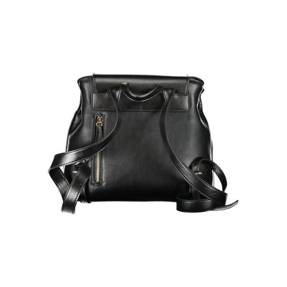 Mario Valentino Schwarzer Polyethylen-Rucksack
