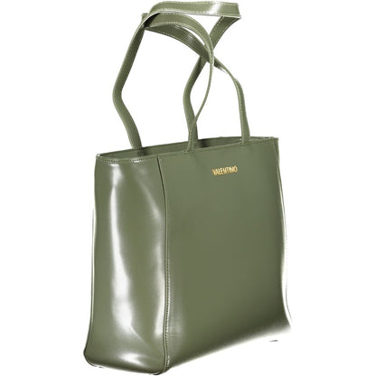 Mario Valentino Grüne Polyethylen-Handtasche