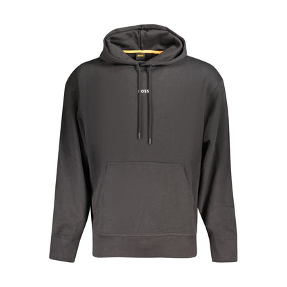 Hugo Boss Schwarzer Baumwollpullover für Männer