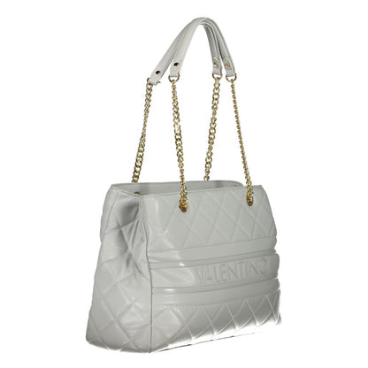 Mario Valentino Graue Polyethylen-Handtasche