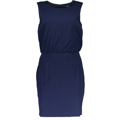 Gant Blaues Viskosekleid